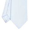 CRAVATTA CERIMONIA IN SETA JACQUARD AZZURRA Microfantasia geometrica