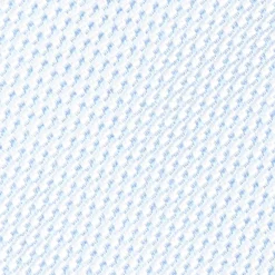 CRAVATTA CERIMONIA IN SETA JACQUARD AZZURRA Microfantasia geometrica