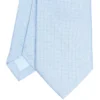 CRAVATTA CERIMONIA In seta jacquard azzurra