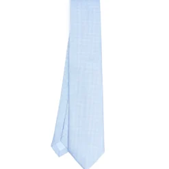 CRAVATTA CERIMONIA In seta jacquard azzurra