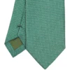 CRAVATTA CERIMONIA IN SETA JACQUARD VERDE CHIARO Microfantasia geometrica
