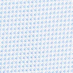CRAVATTA CERIMONIA IN SETA JACQUARD AZZURRA Microfantasia geometrica