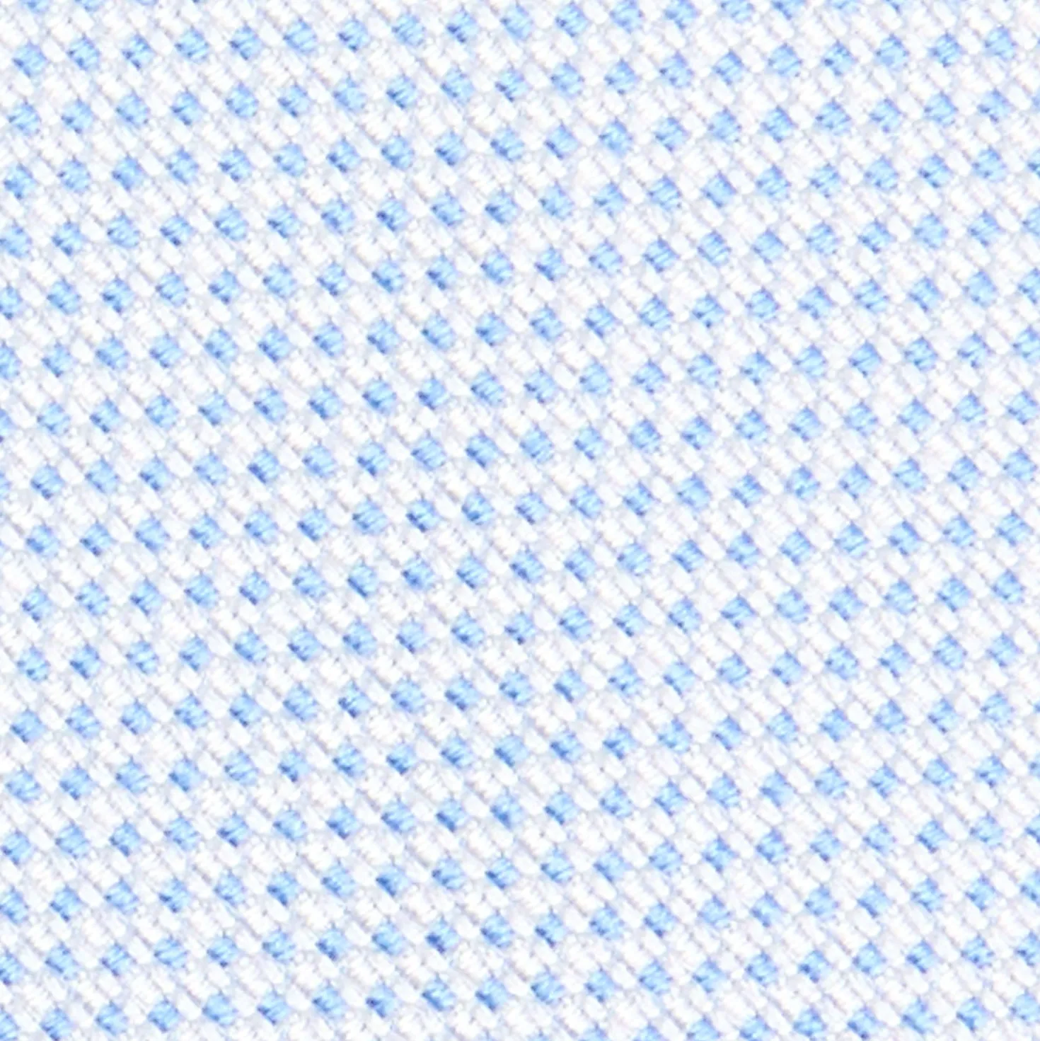 CRAVATTA CERIMONIA IN SETA JACQUARD AZZURRA Microfantasia geometrica