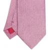 CRAVATTA CERIMONIA ROSA In seta jacquard