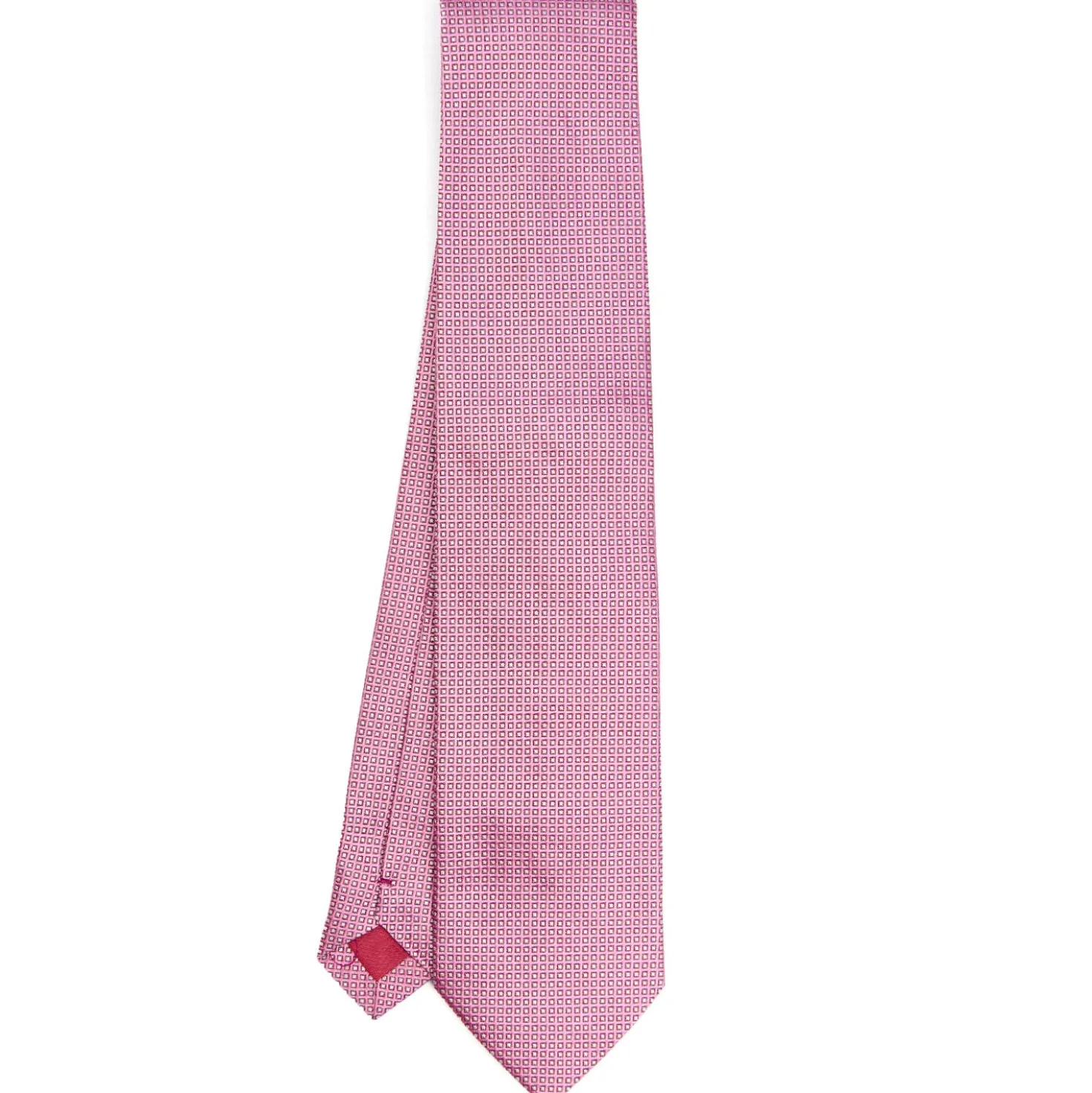CRAVATTA CERIMONIA ROSA In seta jacquard