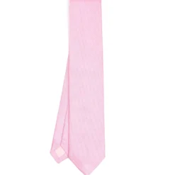 CRAVATTA CERIMONIA ROSA In seta jacquard