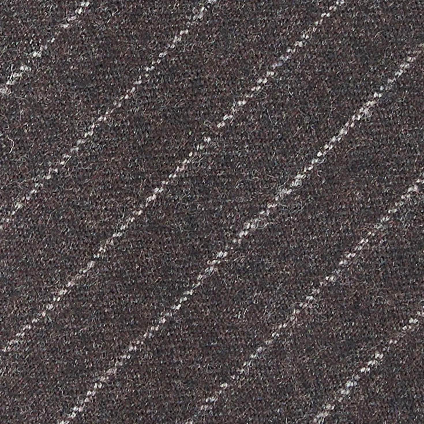 CRAVATTA CLASSICA DONNA IN LANA SFODERATA GRIGIO SCURO Rigata