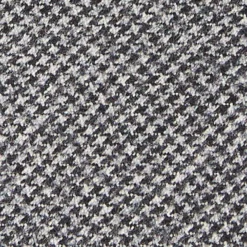 CRAVATTA CLASSICA IN LANA SFODERATA GRIGIO SCURO Pied de poule