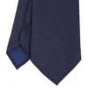 CRAVATTA CLASSICA IN LANA SFODERATA BLU SCURO BLU Bicolore