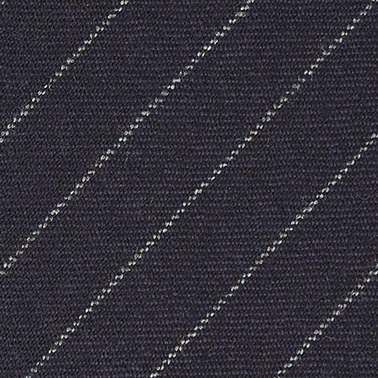 CRAVATTA CLASSICA IN LANA SFODERATA BLU SCURO Rigata