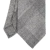 CRAVATTA CLASSICA IN LANA SFODERATA GRIGIO CHIARO Principe di galles