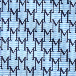 CRAVATTA CLASSICA IN SETA AZZURRO Microfantasia m geometrica