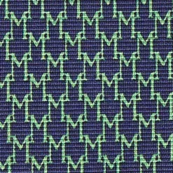 CRAVATTA CLASSICA IN SETA BLU SCURO Microfantasia m geometrica