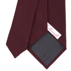 CRAVATTA DONNA IN LANA BORDEAUX Tinta unita