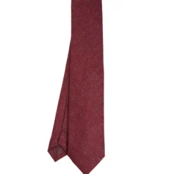 CRAVATTA DONNA IN LANA BORDEAUX Tinta unita