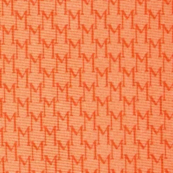 CRAVATTA DONNA IN SETA STAMPATA ARANCIONE Micorfantasia m geometrica