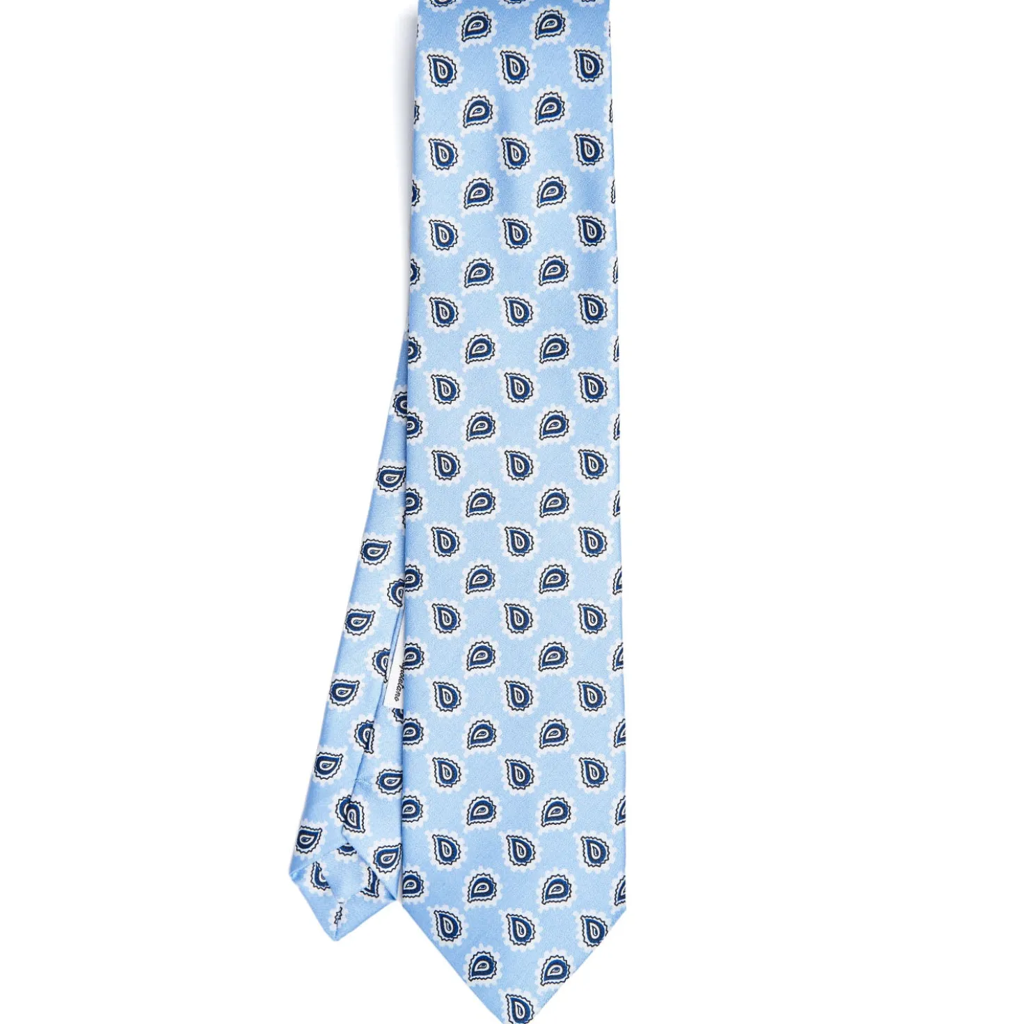 CRAVATTA IN SETA AZZURRA Collezione archivio anno 1931