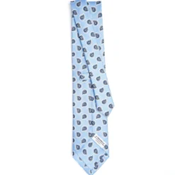 CRAVATTA IN SETA AZZURRA Collezione archivio anno 1931