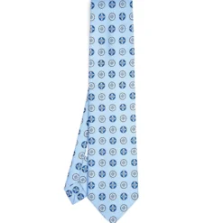 CRAVATTA IN SETA AZZURRA Collezione archivio anno 1951