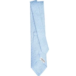 CRAVATTA IN SETA AZZURRA Collezione archivio anno 1977