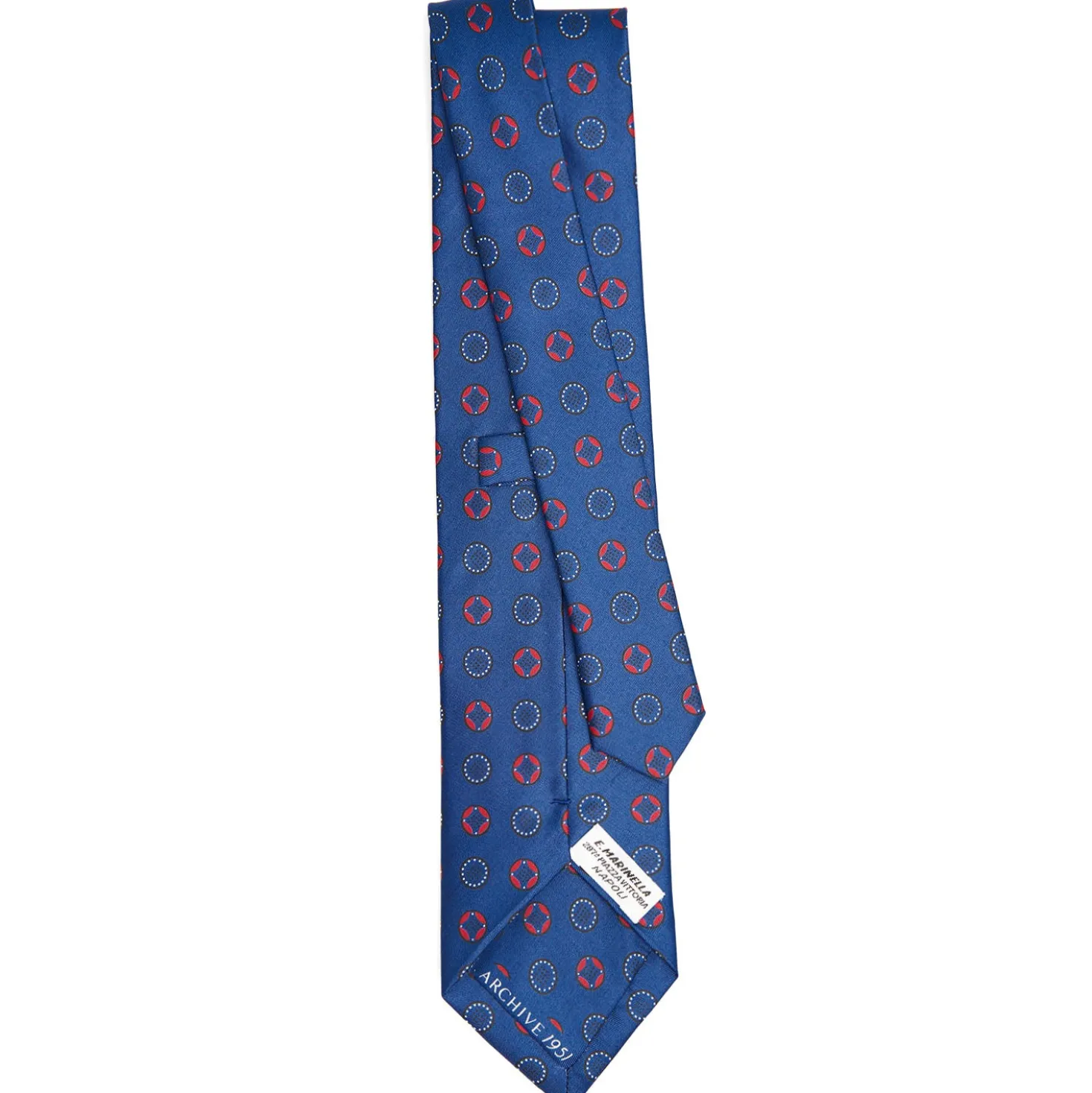 CRAVATTA IN SETA BLUETTE Collezione archivio anno 1951