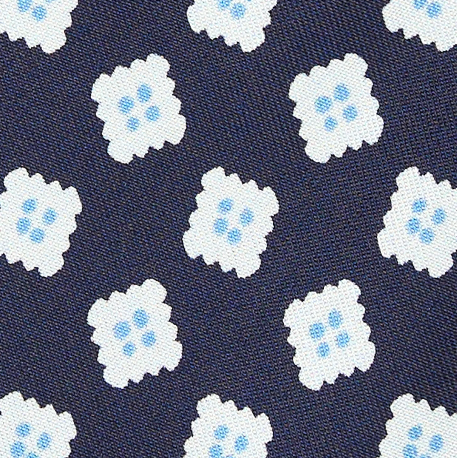 CRAVATTA IN SETA BLU SCURO Collezione archivio anno 1963