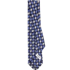 CRAVATTA IN SETA BLU SCURO Collezione archivio anno 1974