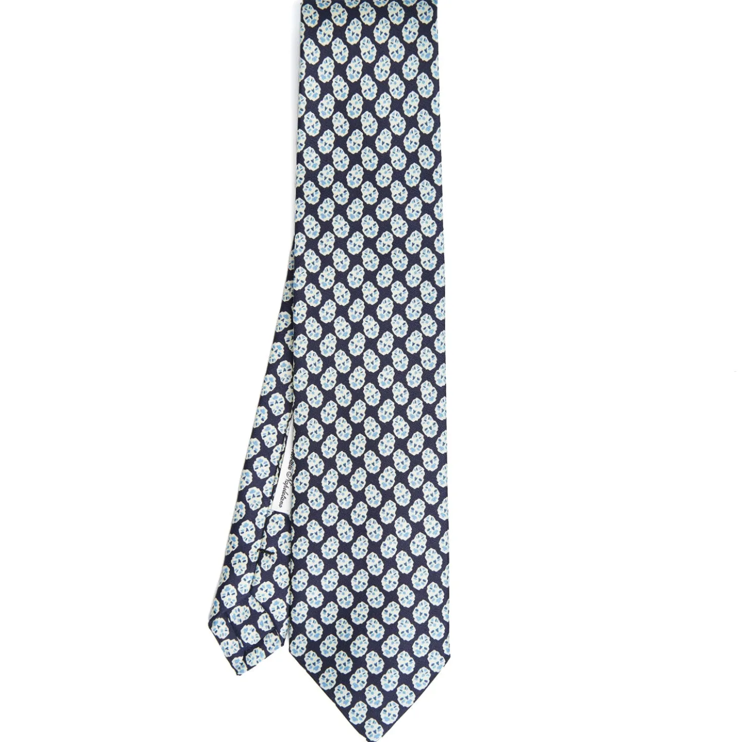 CRAVATTA IN SETA BLU SCURO Collezione archivio anno 1938