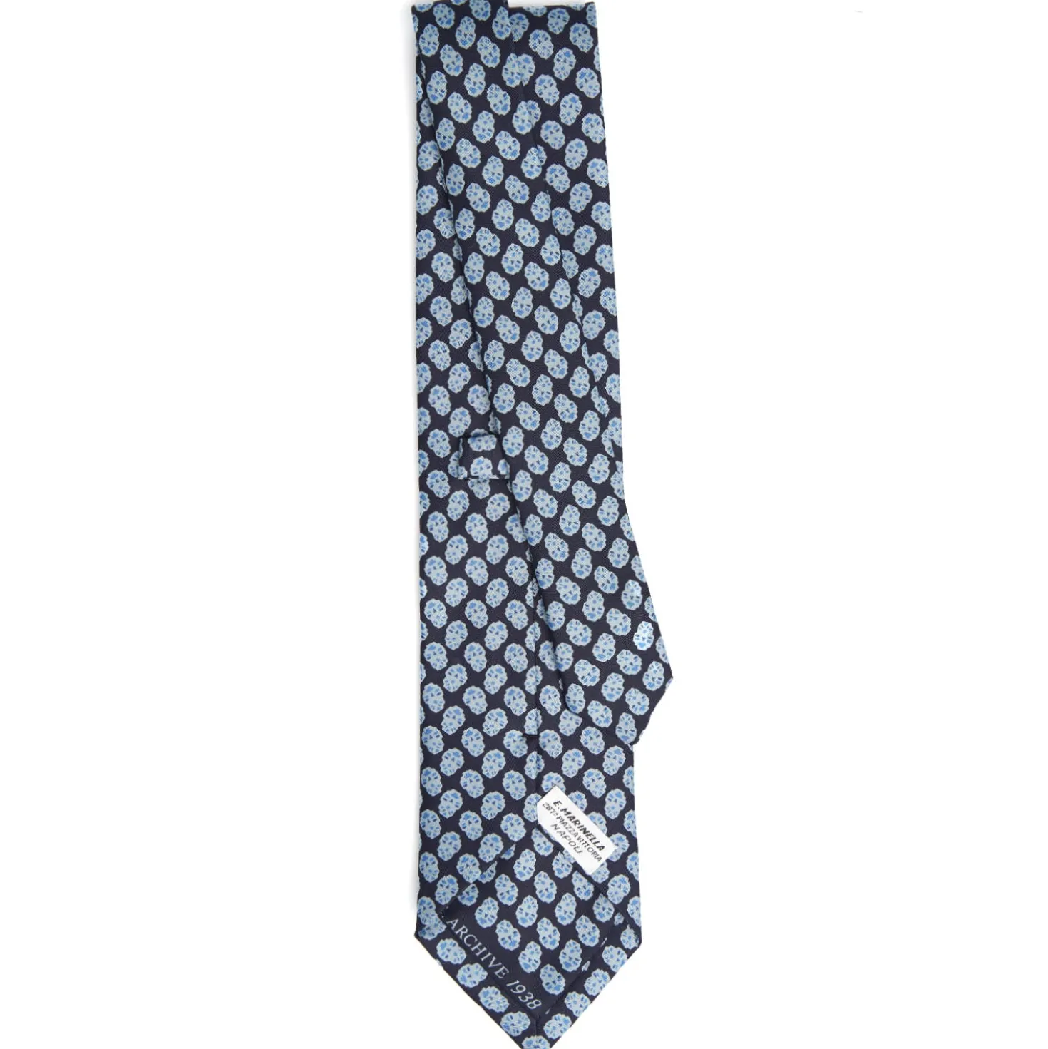 CRAVATTA IN SETA BLU SCURO Collezione archivio anno 1938