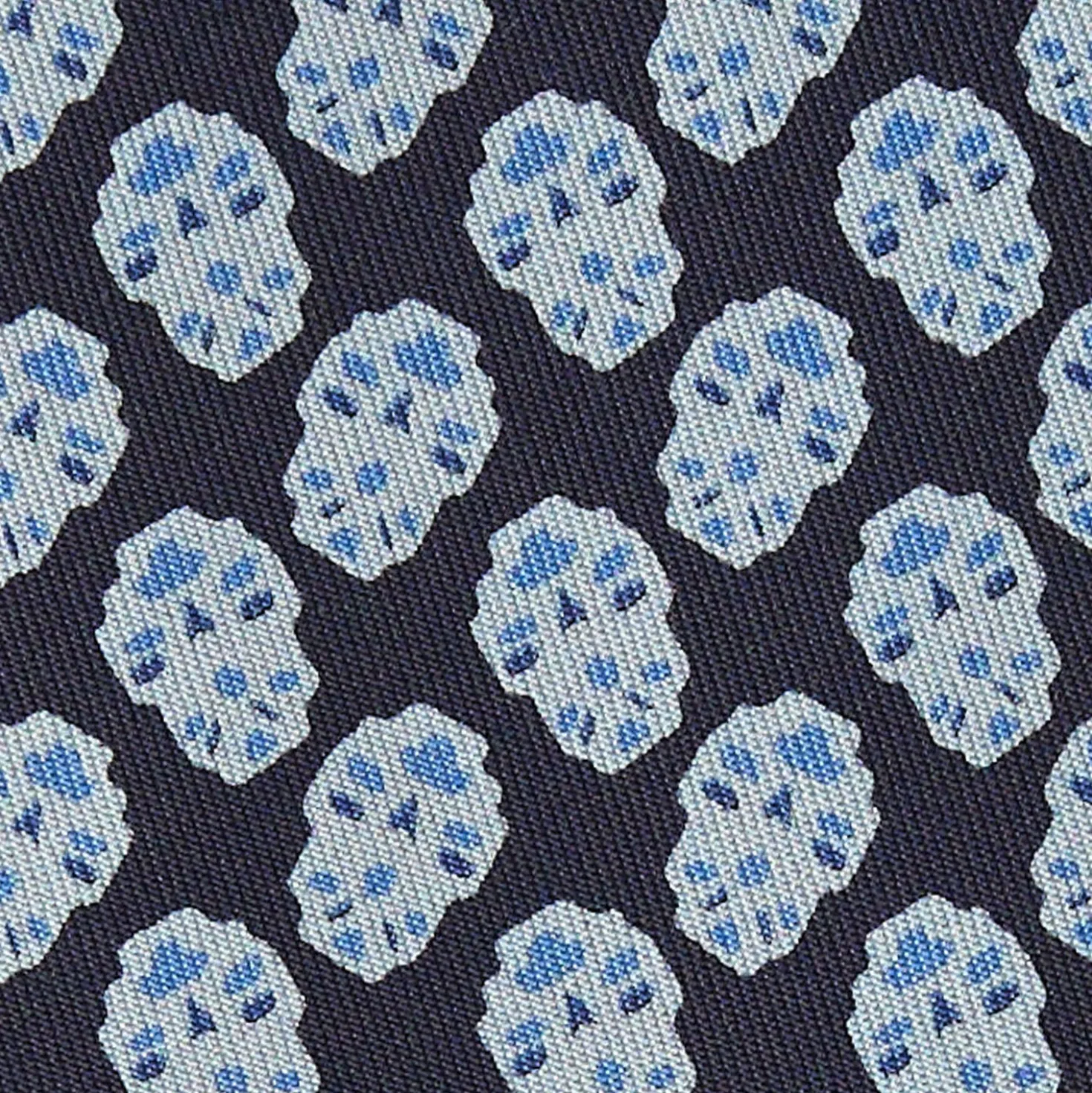 CRAVATTA IN SETA BLU SCURO Collezione archivio anno 1938