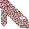 CRAVATTA IN SETA BORDEAUX Collezione archivio anno 1952
