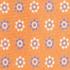 CRAVATTA IN SETA E ORANGE FIBER ARANCIONE Collezione orange fiber