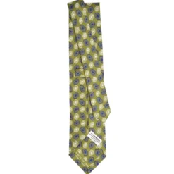 CRAVATTA IN SETA VERDE OLIVA Collezione archivio anno 1974