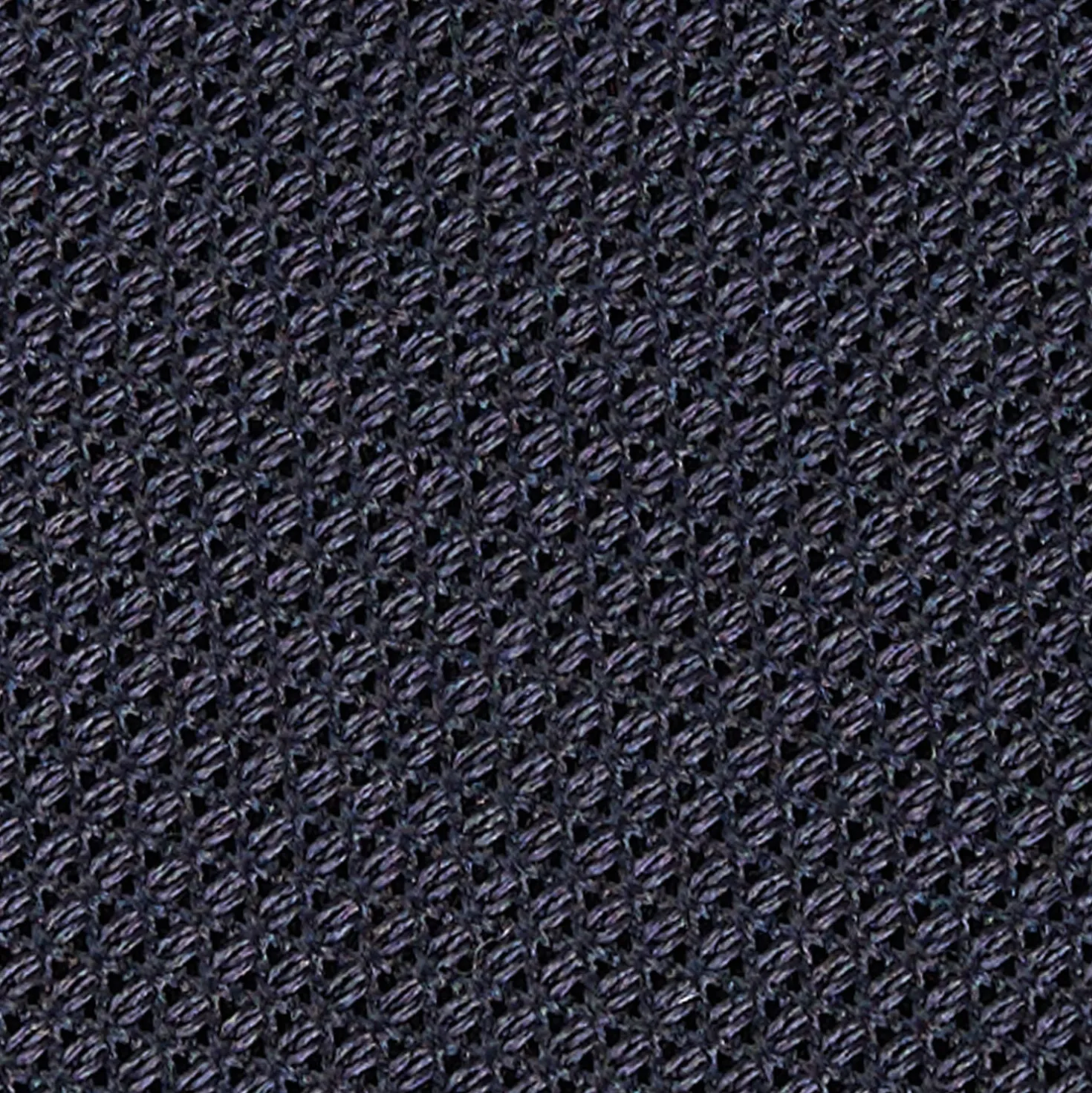 CRAVATTA SARTORIALE BLU SCURO In garza di seta