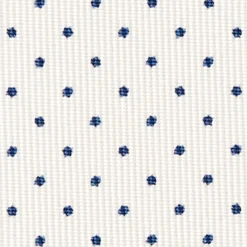 CRAVATTA SARTORIALE CLASSICA IN SETA BIANCA Pois