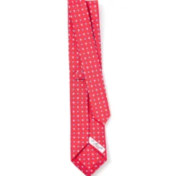 CRAVATTA SARTORIALE CLASSICA IN SETA ROSSA Collezione san valentino