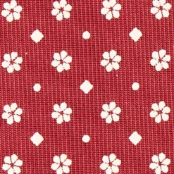CRAVATTA SARTORIALE CLASSICA IN SETA BORDEAUX Microfantasia fiore