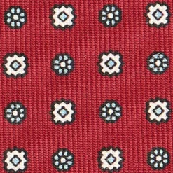 CRAVATTA SARTORIALE CLASSICA IN SETA BORDEAUX Microfantasia