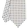 CRAVATTA SARTORIALE CLASSICA IN SETA BIANCA Microfantasia fiore