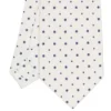 CRAVATTA SARTORIALE CLASSICA IN SETA BIANCA Microfantasia fiore