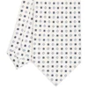 CRAVATTA SARTORIALE CLASSICA IN SETA BIANCA Microfantasia fiore