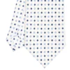 CRAVATTA SARTORIALE CLASSICA IN SETA BIANCA Microfantasia fiore
