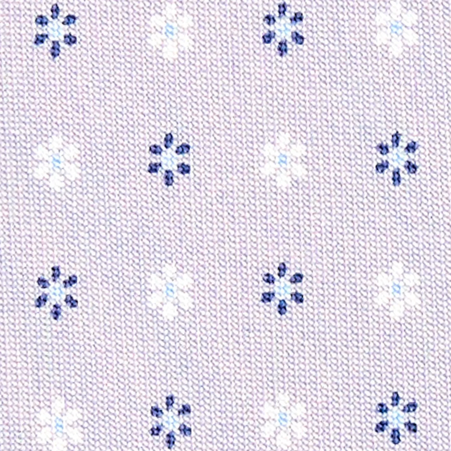 CRAVATTA SARTORIALE CLASSICA IN SETA GRIGIO CHIARO Microfantasia fiore