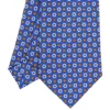 CRAVATTA SARTORIALE CLASSICA IN SETA BLUETTE Microfantasia fiore
