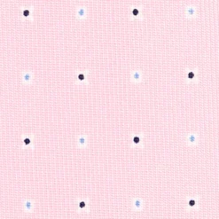 CRAVATTA SARTORIALE 7 CM IN SETA ROSA Microfantasia fiore