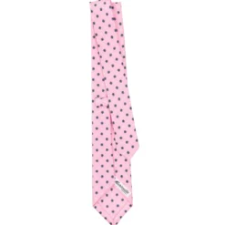CRAVATTA SARTORIALE 7 CM IN SETA ROSA Microfantasia fiore