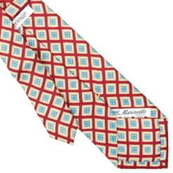 CRAVATTA SARTORIALE EXTRA LONG IN SETA ROSSA Collezione heritage