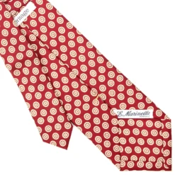 CRAVATTA SARTORIALE EXTRA LONG IN SETA BORDEAUX Collezione heritage