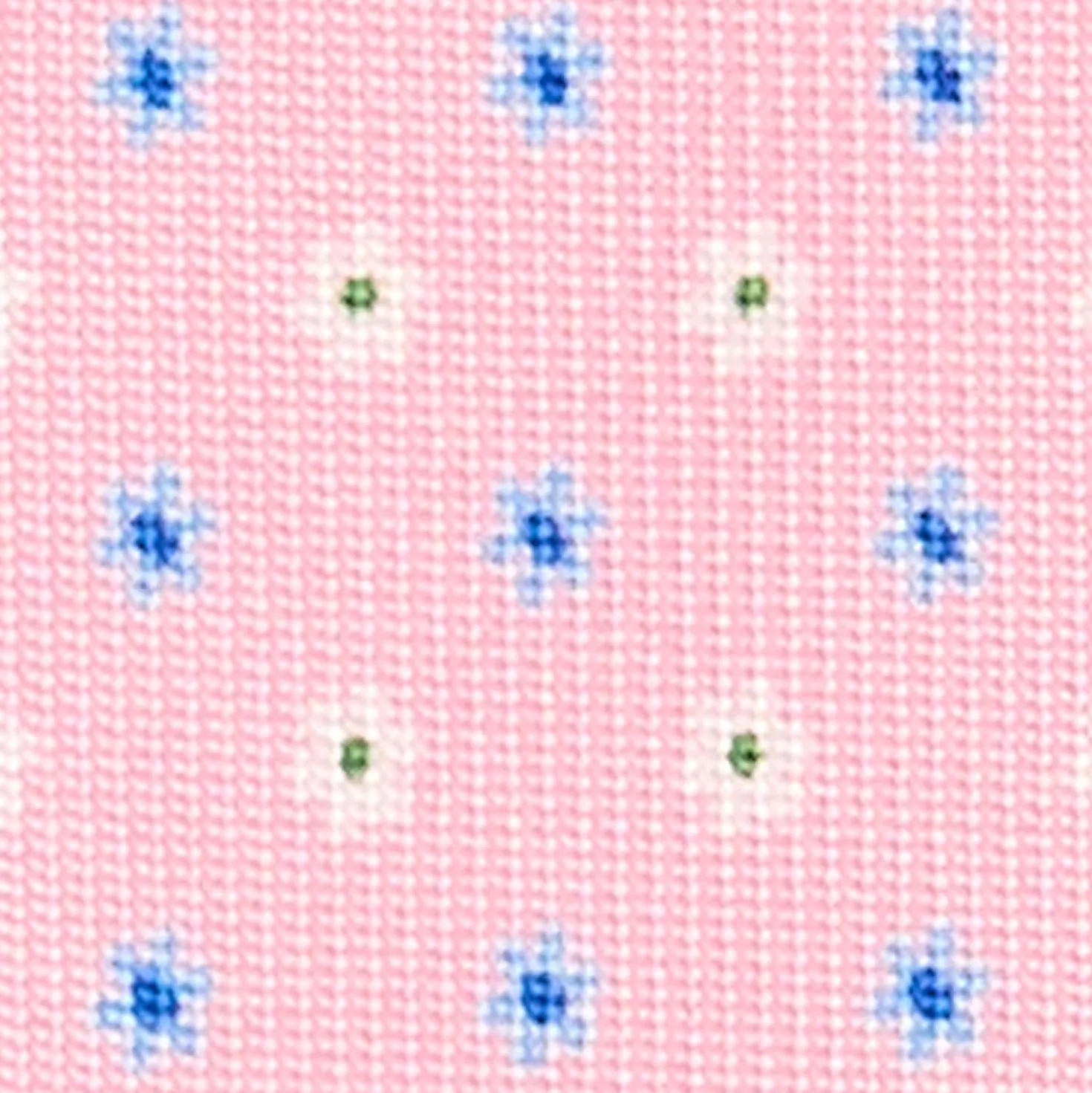 CRAVATTA SARTORIALE EXTRA LONG IN SETA ROSA Microfantasia fiore