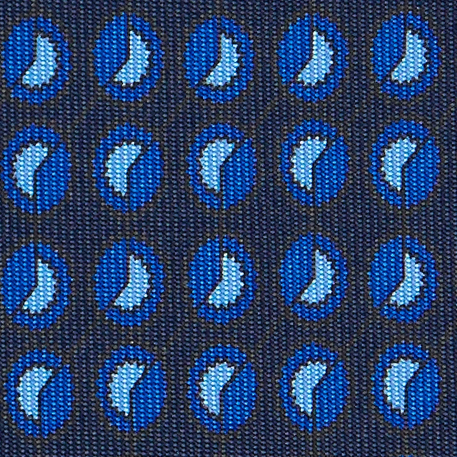 CRAVATTA SARTORIALE EXTRA LONG IN SETA BLU SCURO Collezione heritage